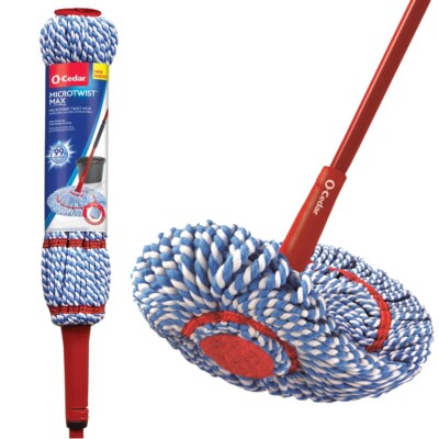  MicroTwist  MAX Microfiber Mop, Removes 99% of Bacteria with Just Water