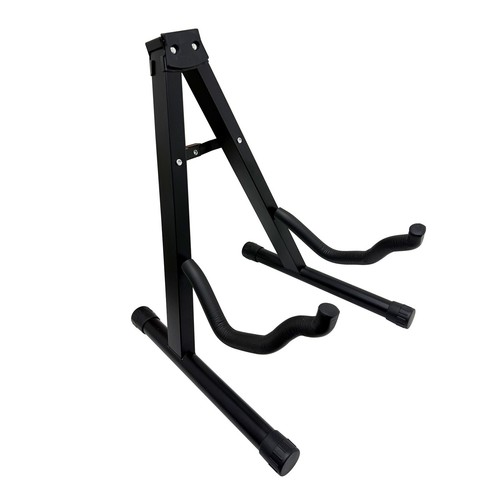 1 Stück Boden Stativ A-Typ Klappbar Gitarrenständer Halter Musikinstrument Halterung - Bild 2 von 20