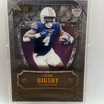 TANK BIGSBY 2023 WILD CARD RC WEEKEND WARRIOR #3/8 PURPLE Shield