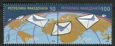 s53560 MAZEDONIEN 2008 POSTFRISCH ** EUROPA CEPT 2v Paar