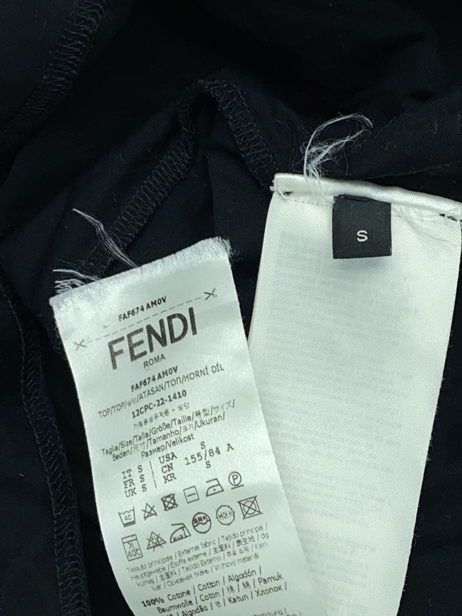 FENDI T-shirt S cotton Black plain faf674 am0v Used | eBay FENDI T-shirt S cotton Black plain faf674 am0v Used | eBay