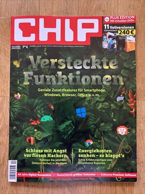 Zeitschrift Chip 12 / 2022 # Versteckte Funktionen