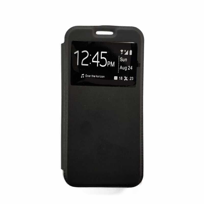 FUNDA PARA IPHONE 6 4,7" CON TAPA DELANTERA IMAN TIPO LIBRO VENTANA FINA