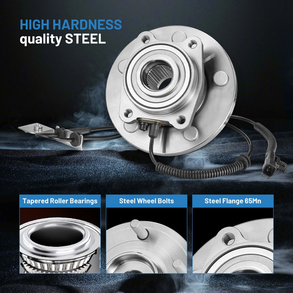 Front Wheel Hub & Bearing Assembly for 08-20 Dodge Grand Caravan 12-15 Ram C/V - Imagem 4 de 4