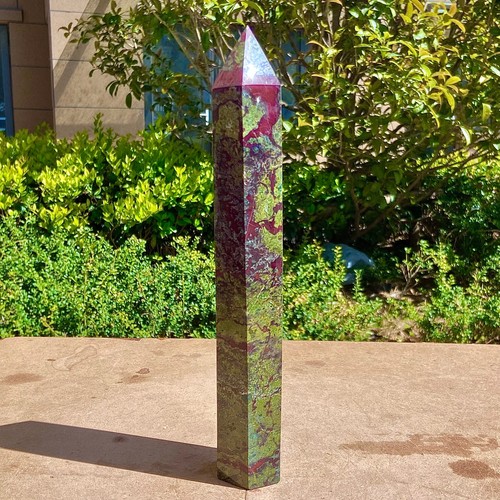 3.13LB Natural dragon blood stone crystal pillar obelisk meditation healing ston - 第 5/13 張圖片