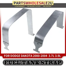 2x Fuel Tank Straps Gas for Dodge Dakota 2000-2004 Crew Cab Pickup Plastic Tank