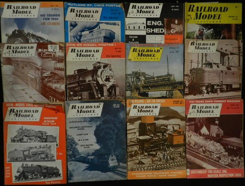 Maquette ferroviaire artisan train magazine années 60, annonces, prix, photos, lot de 12 - Photo 1/8