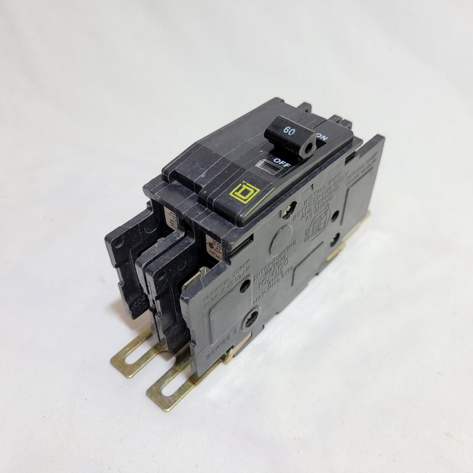 SQUARE D QOU260 2 POLE 60 AMP 240V CIRCUIT BREAKER eBay