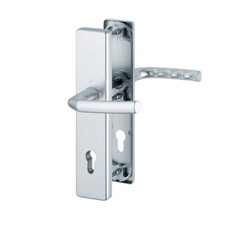 Hoppe Schutzbeschlag Birmingham PZ Alu F1 1117/2221A/2440 Türgriff Klinke 92mm