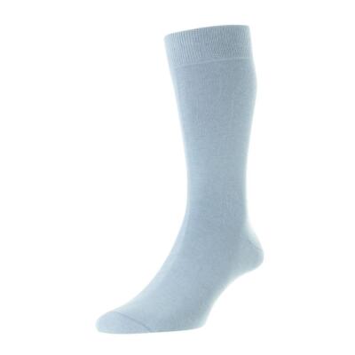 Pantherella Tavener bequeme flache Stricksocken weich ägyptische Baumwolle - Herren