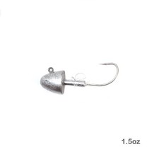 1.5oz Fish WOW! Bullet Jig Head for Scampi Perch Grub Swim Glow Unpainted New