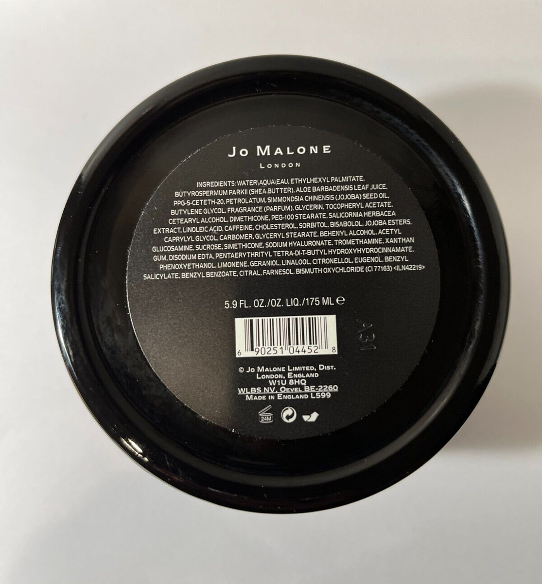 Jo Malone Tuberose Angelica 5.9 oz / 175 ml Body Creme Cream