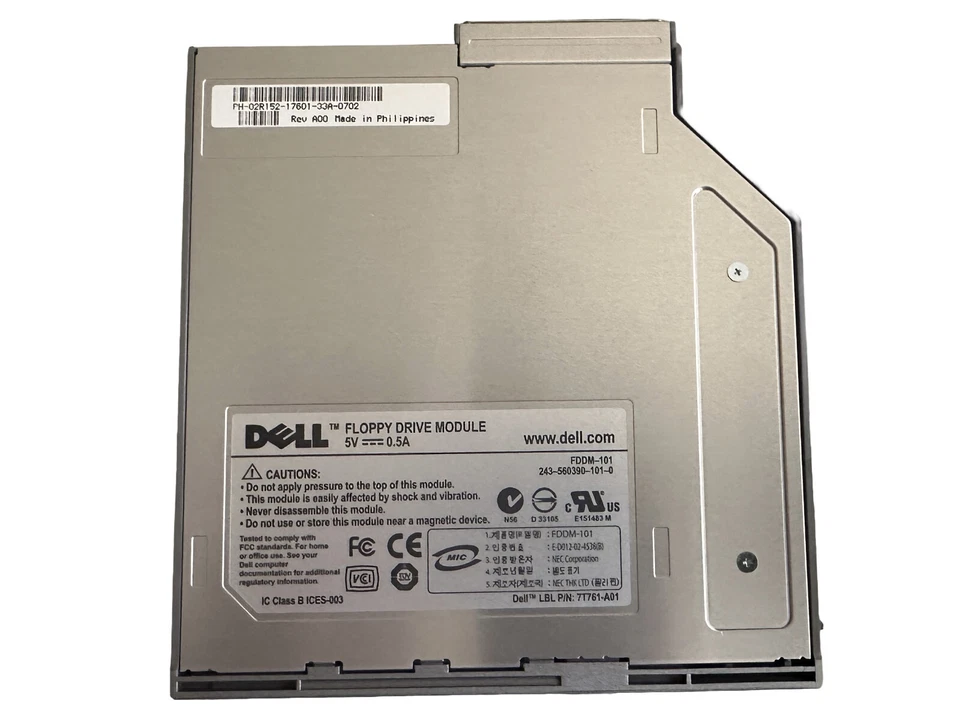 Dell Internal or External FDD Floppy Drive Module FDDM-101 243-560390-101-0 - Image 3 of 4