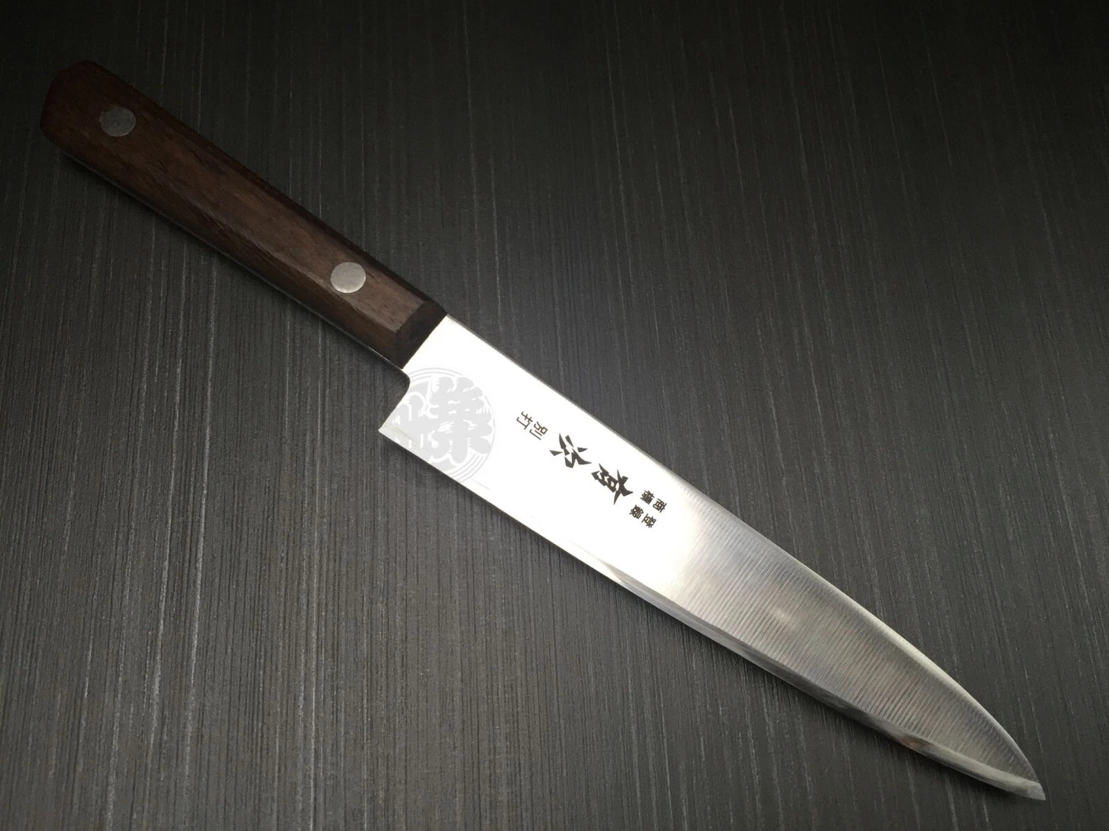 Japanese Chef Knife Aritsugu Petty 6" 160mm Alloy Steel Carbon Steel Sheath
