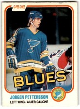 1981-82 O-Pee-Chee Jorgen Pettersson Rookie #296 St. Louis Blues