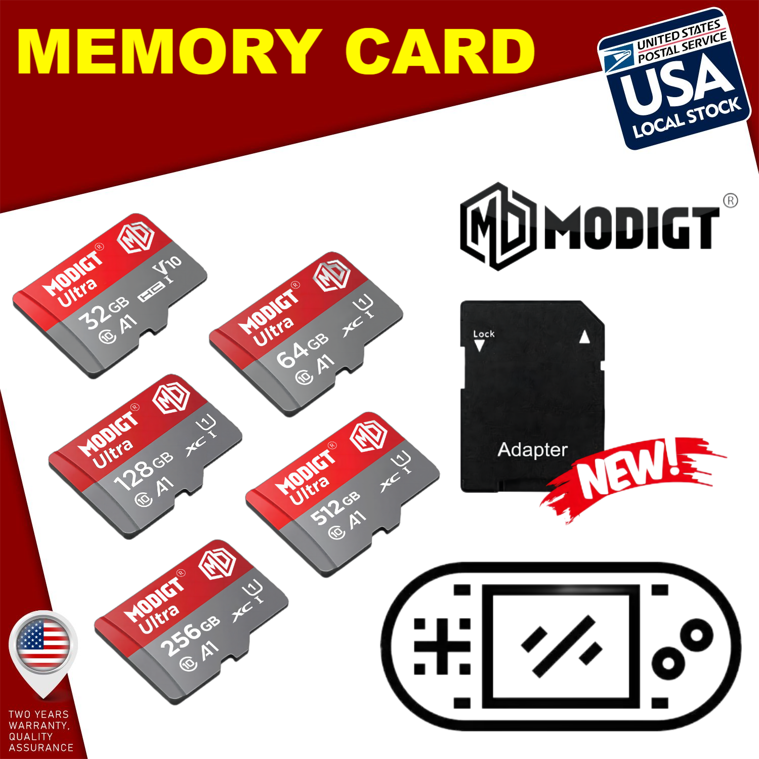 32GB 128GB 512GB micro SD Card (More 100MB/s) Ultra 128G Class 10 A1 Series