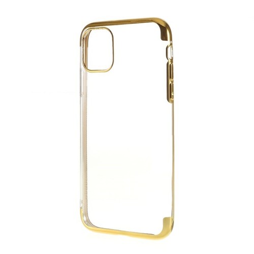 For iPhone 11 Pro Max Electroplated Case Clear Slim Soft Cover (Gold) - Picture 6 of 6