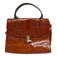 PATRICIA NASH Large professional Bag Stintino Vintage Leather Flap Satchel NEW