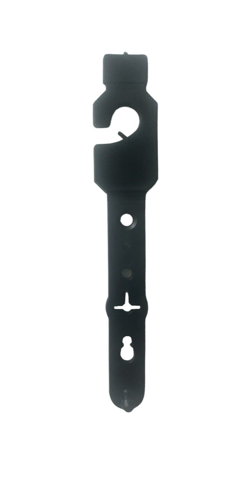 30-Pack Black Plastic Belt Hangers - Ideal Closet Organization Accessory