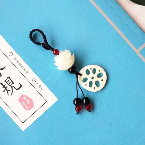 New Grandmaster of Demonic Cultivation Wei Wuxian wangji Lotus Pendant Key Chain - Picture 11 of 13