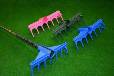 FAIRWAY PRODUCTS Persönlicher Minigolfrechen (Bunkerrechen) blau, grün oder rosa... Am günstigsten bei eBay!!!