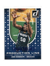 2014-15 Donruss Zach Randolph Production Line Blue Press Proof #54/99 GRIZZLES