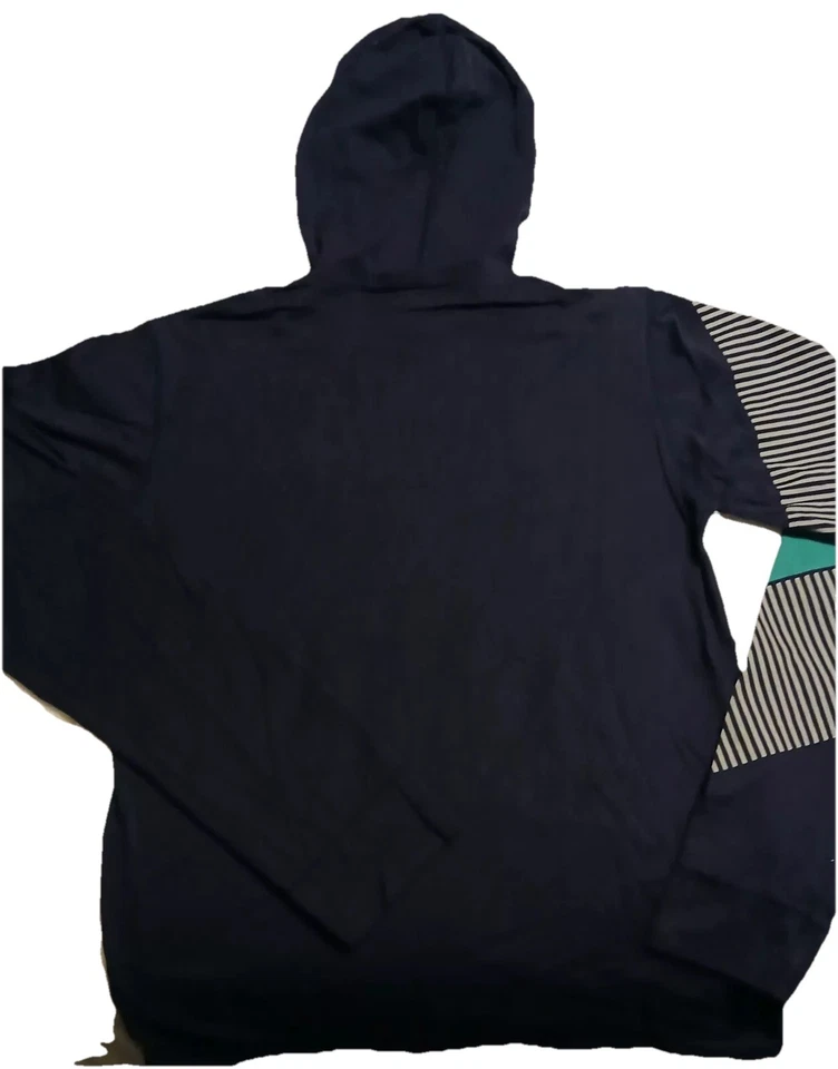 Diesel Premium Sudadera con Capucha De Colección Hombres XXL Púrpura Uva Verde Blanco Gris Gráfico Delgado Foto 4 de 4