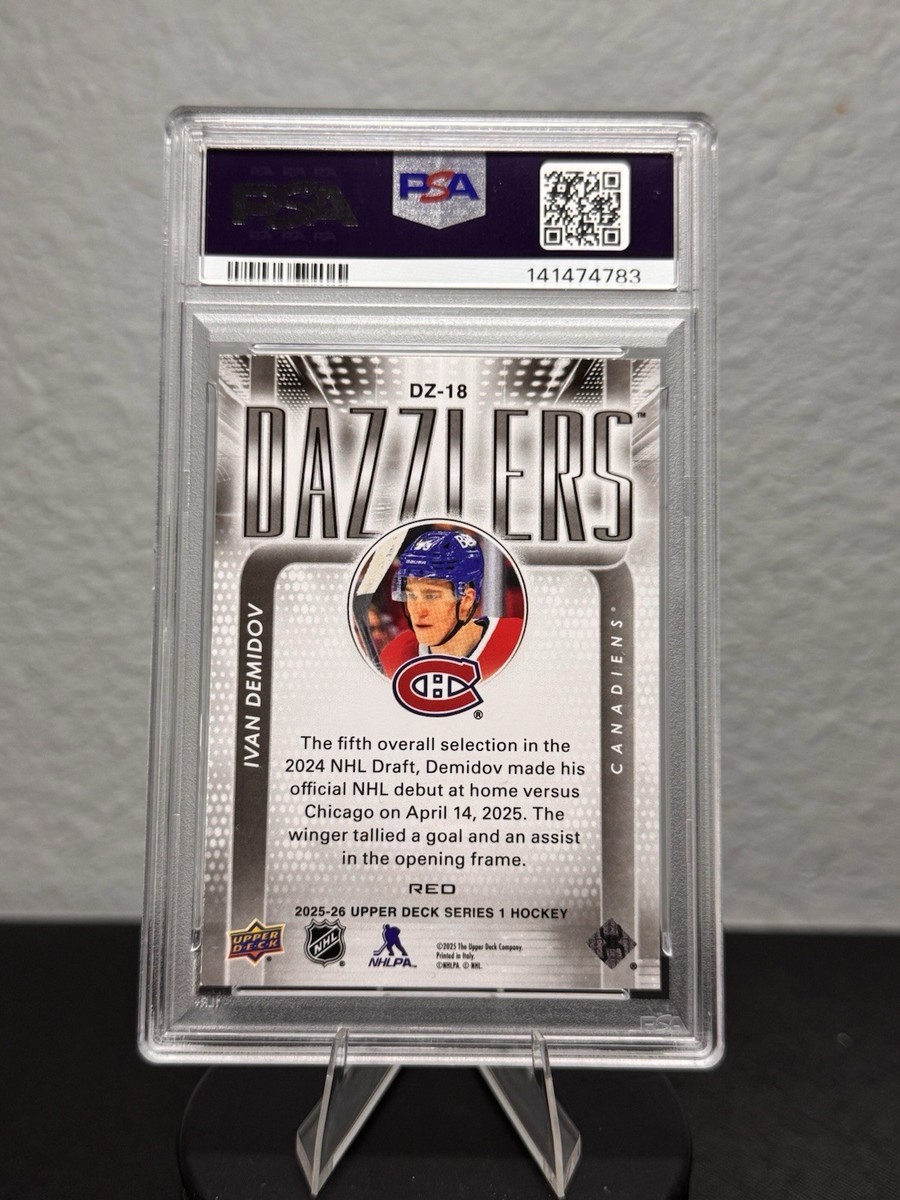 2025-26 Upper Deck Series 1 - Dazzlers Ivan Demidov #DZ-18 Red (RC