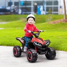 12V Kids ATV Quad Car with Forward Backward Function, Four Wheeler for Kids wi