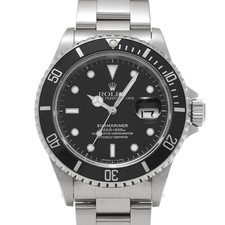 ROLEX Submariner date 16610 black WATCH 711997