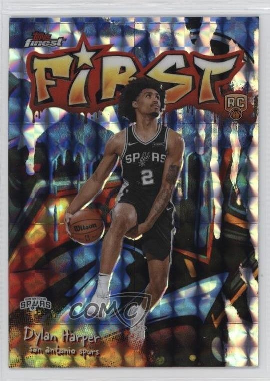 2025-26 Topps Finest First Geometric Refractor Dylan Harper #F-2 1n9c