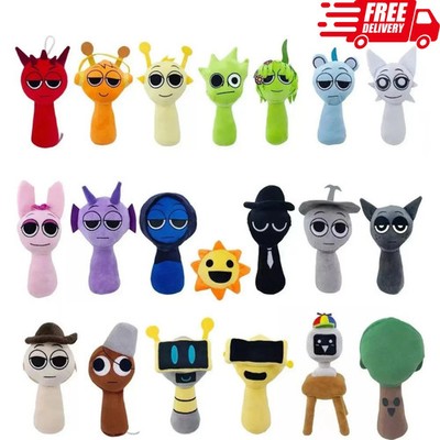 New Sprunki Game Plush Toys 9In Soft Stuffed Cartoon Pillow for Kids as Gift USA