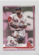 2019 Topps Mini Pink 21/25 Eduardo Nunez #407 2d9