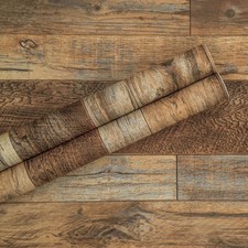 Distressed Wood Panel Wallpaper Wood Grain Contact Paper Peel and Stick