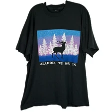 Vintage Screen Stars Best Aladden, Wy Black Elk Crewneck Tshirt XXL