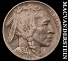 1924-D Buffalo Nickel- Extra Fine Semi Key Better Date No Reserve #i9953