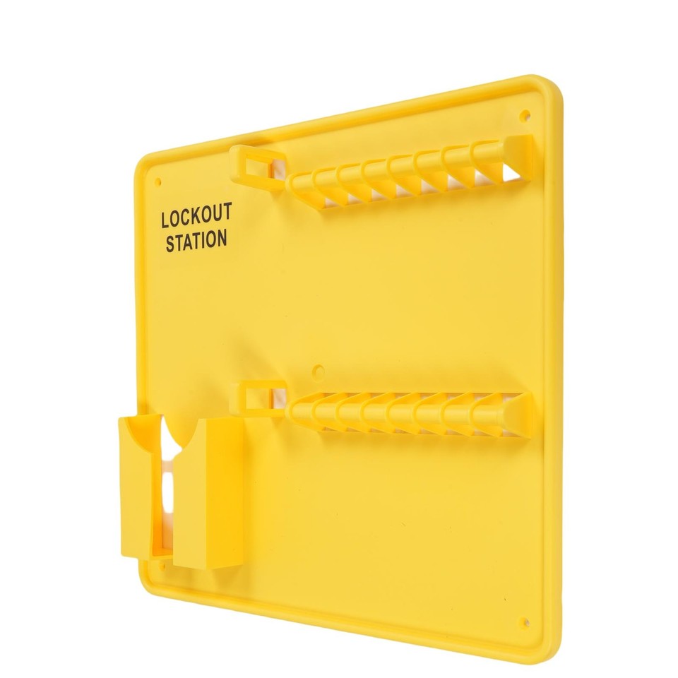 Lockout Tagout Station Wall Mount PC Industrial Safety Padlock LOTO ...