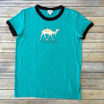 LuLaRoe MEDIUM LIV T-Shirt ~ HUMP DAY ~ tee; Sizes 10-12; Free Shipping!