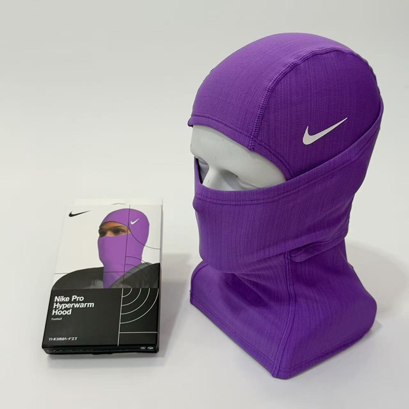 Nike Pro HyperWarm Hood Ski Mask Balaclava [Purple] - Free