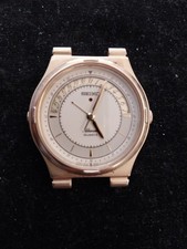 Orologio Vintage Seiko Sveglia Quarzo 5C22-6000 Funzionante Senza Cinturino 