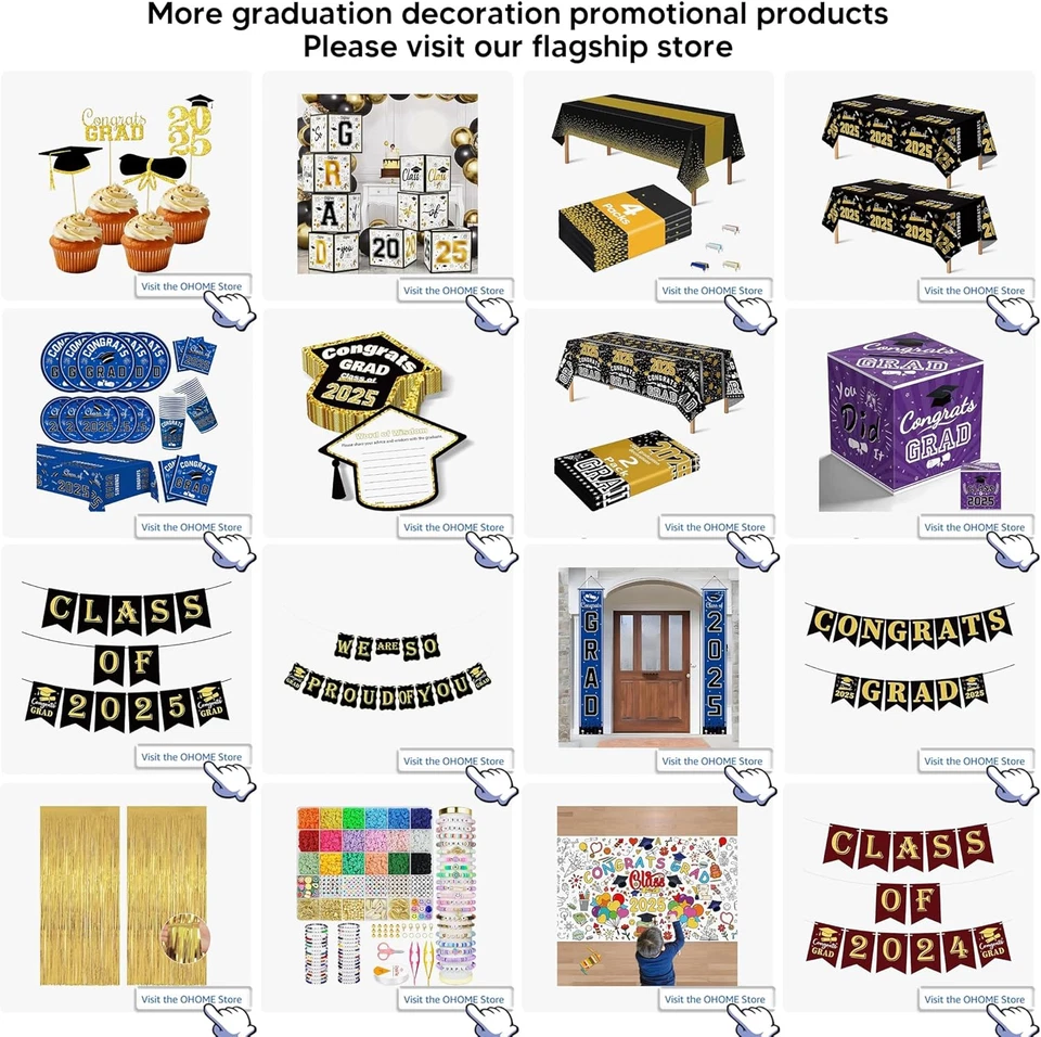 OHOME 4 Pack Disposable Plastic Table Cloths for Parties,Royal Blue and Gold Rec - Image 2 of 4