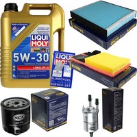 Inspektionspaket Liqui Moly Longlife 5W-30 FüR VW Polo 1.4 Seat Ibiza IV Skoda