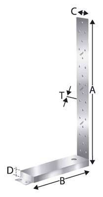 Simpson Strong-Tie Zuganker HD340M12G-B SST - 10 Stück