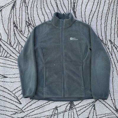 Jack Wolfskin Polartec Fleece 3 in 1 Jacket Womens Sz M Green Full Zip 