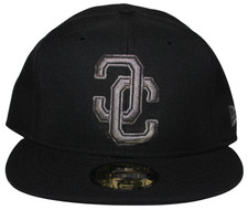Crooks & Castles CC New Era Hat Cap Black Gray Size 7 1/4 Vintage Rare