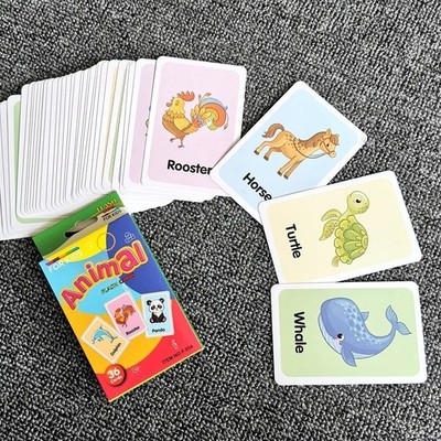 Lernkarten Kind Wort frühes Lernen pädagogisch Kinder üben Fähigkeiten Bilder