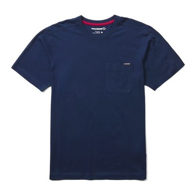 Wolverine Men Classic Short Sleeve Pocket Tee Navy M  Apparel
