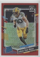 2023 Panini Donruss Optic Rated Rookie Red Mojo Prizm Lukas Van Ness #240 13ql