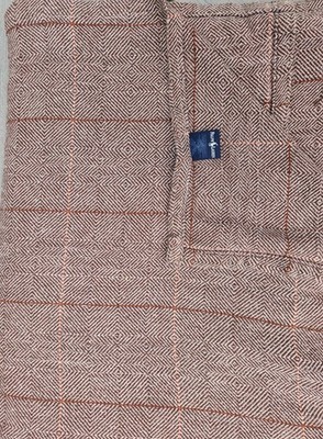 Vtg Ralph Lauren Blanket Herringbone Queen Brown Beach Picnic Bedspread USA