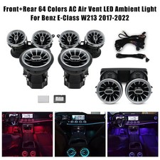 64 Farben Front Rear Air Vent LED Umgebungslicht Atmosphärenlampe Für Benz W213 64 Farben Front Rear Air Vent LED Umgebungslicht Atmosphärenlampe Für Benz W213